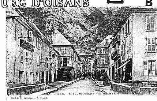 Ville de BOURGD\'OISANS(LE) Carte postale ancienne