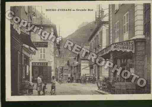 Ville de BOURGD\'OISANS(LE) Carte postale ancienne