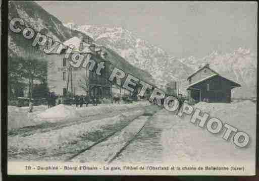 Ville de BOURGD\'OISANS(LE) Carte postale ancienne