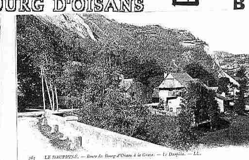 Ville de BOURGD\'OISANS(LE) Carte postale ancienne