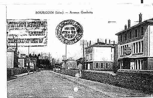 Ville de BOURGOINJALLIEU Carte postale ancienne Ville de BOURGOINJALLIEU Carte postale ancienne