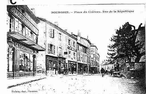 Ville de BOURGOINJALLIEU Carte postale ancienne