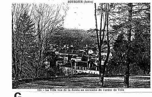 Ville de BOURGOINJALLIEU Carte postale ancienne