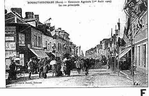 Ville de BOURGTHEROULDE Carte postale ancienne