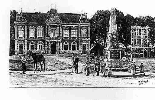 Ville de BOURGTHEROULDE Carte postale ancienne