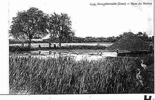 Ville de BOURGTHEROULDE Carte postale ancienne