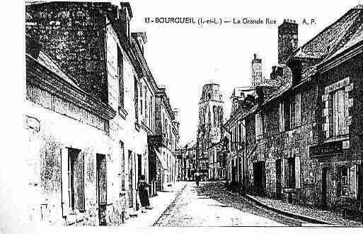 Ville de BOURGUEIL Carte postale ancienne