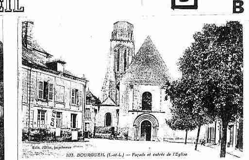 Ville de BOURGUEIL Carte postale ancienne
