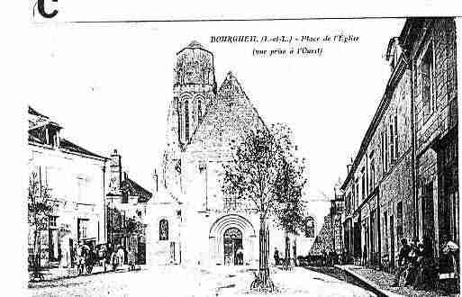 Ville de BOURGUEIL Carte postale ancienne