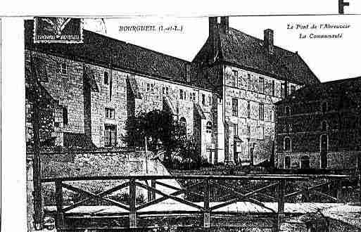 Ville de BOURGUEIL Carte postale ancienne