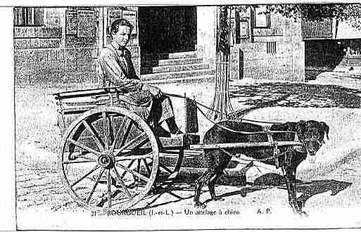 Ville de BOURGUEIL Carte postale ancienne