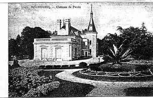 Ville de BOURGUEIL Carte postale ancienne