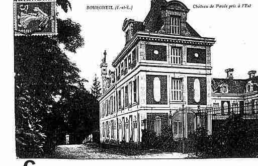 Ville de BOURGUEIL Carte postale ancienne