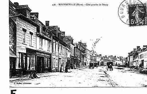 Ville de BOURNEVILLE Carte postale ancienne