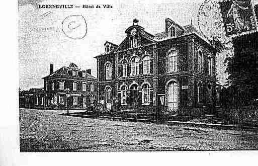 Ville de BOURNEVILLE Carte postale ancienne