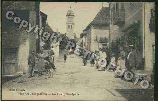 Ville de BRANGUES Carte postale ancienne