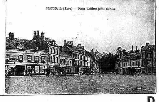 Ville de BRETEUILSURITON Carte postale ancienne