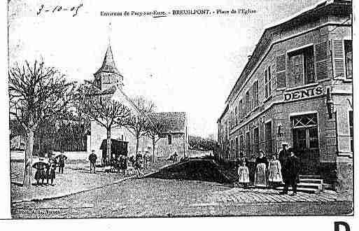 Ville de BREUILPONT Carte postale ancienne