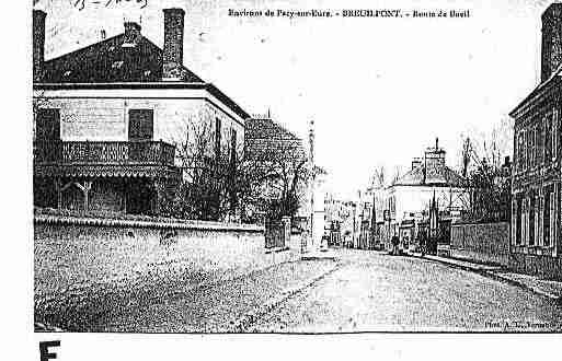 Ville de BREUILPONT Carte postale ancienne