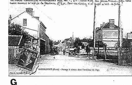 Ville de BREUILPONT Carte postale ancienne