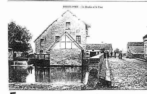 Ville de BREUILPONT Carte postale ancienne