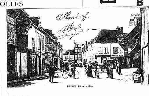 Ville de BREZOLLES Carte postale ancienne