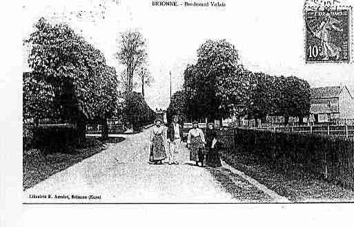 Ville de BRIONNE Carte postale ancienne