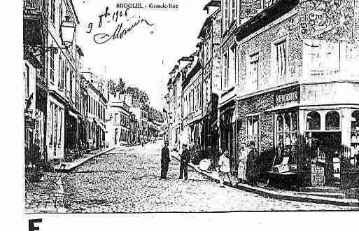 Ville de BROGLIE Carte postale ancienne