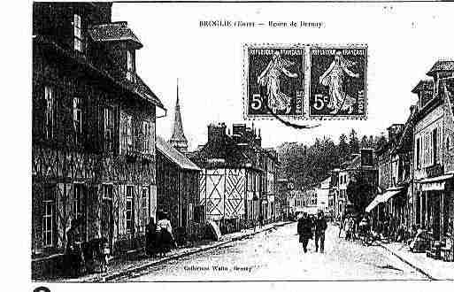 Ville de BROGLIE Carte postale ancienne
