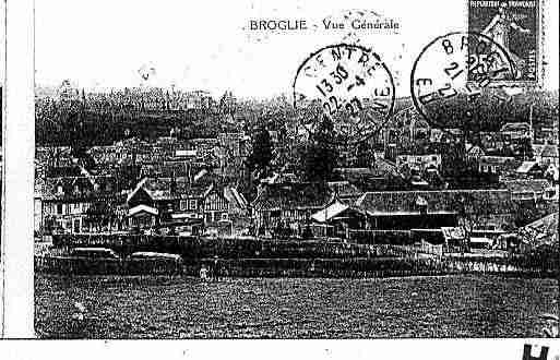 Ville de BROGLIE Carte postale ancienne