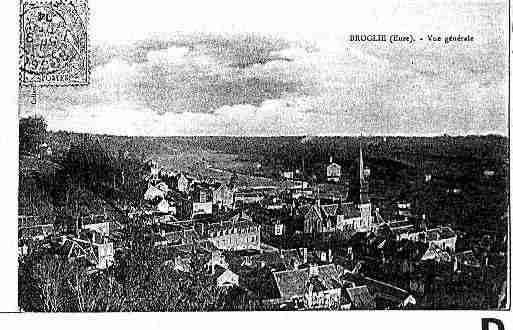 Ville de BROGLIE Carte postale ancienne