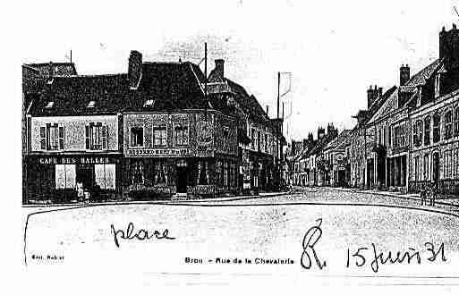 Ville de BROU Carte postale ancienne