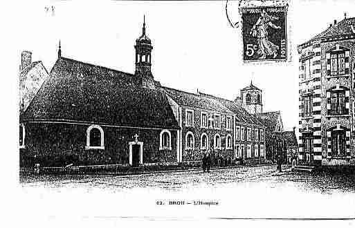 Ville de BROU Carte postale ancienne
