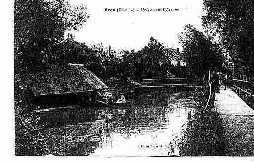 Ville de BROU Carte postale ancienne
