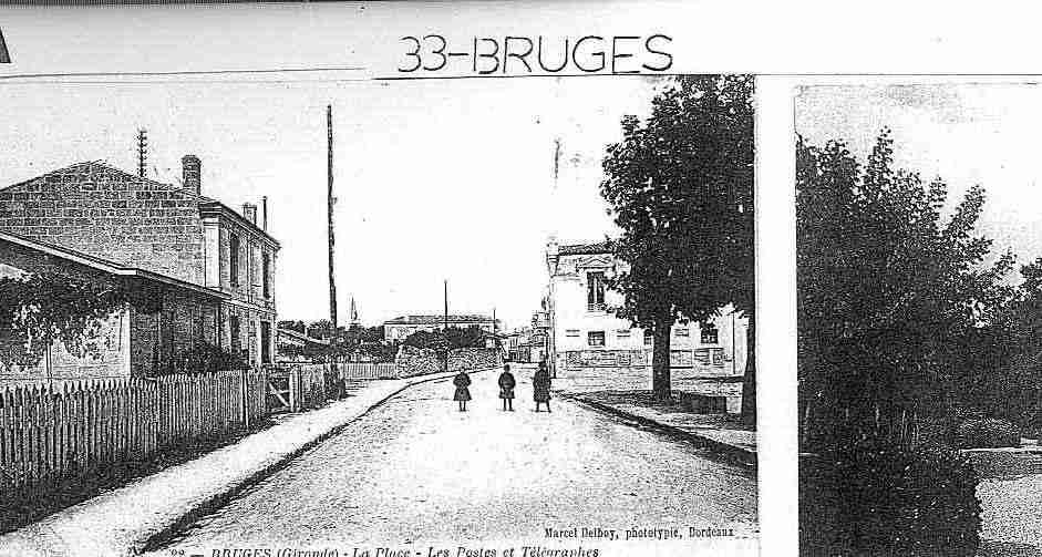 Ville de BRUGES Carte postale ancienne