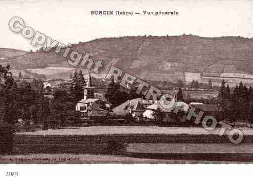 Ville de BURCIN Carte postale ancienne