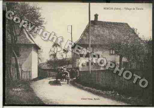 Ville de BURCIN Carte postale ancienne