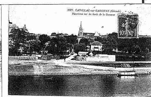 Ville de CADILLAC Carte postale ancienne