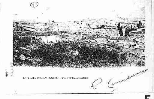 Ville de CALVISSON Carte postale ancienne