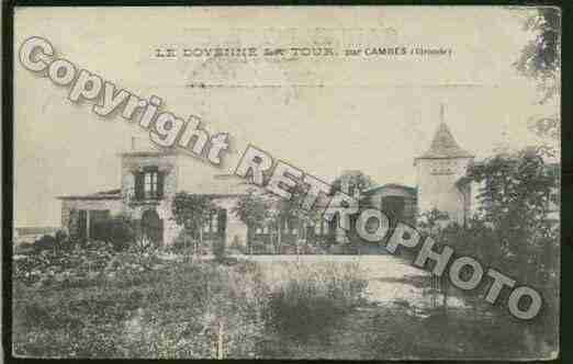 Ville de CAMBES Carte postale ancienne