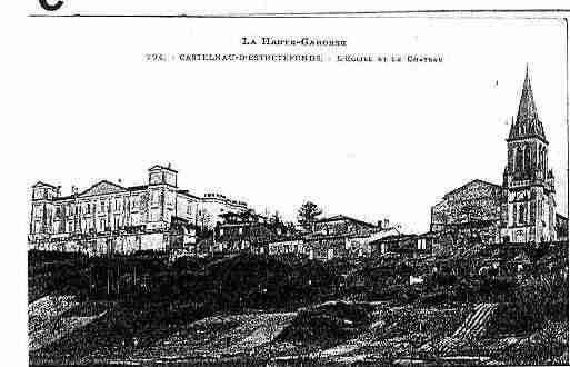 Ville de CASTELNAUD\'ESTRETEFONDS Carte postale ancienne