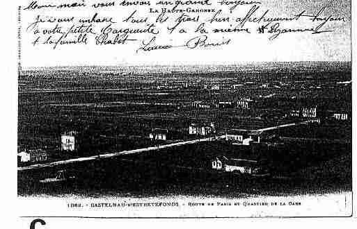 Ville de CASTELNAUD\'ESTRETEFONDS Carte postale ancienne