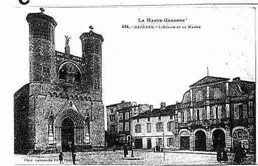 Ville de CAZERES Carte postale ancienne