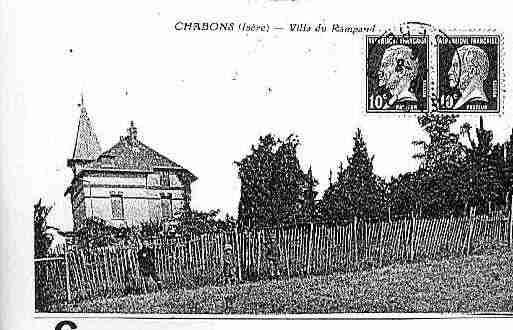 Ville de CHABONS Carte postale ancienne