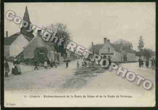 Ville de CHABRIS Carte postale ancienne