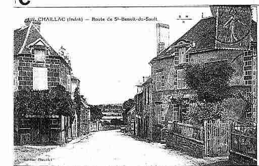 Ville de CHAILLAC Carte postale ancienne