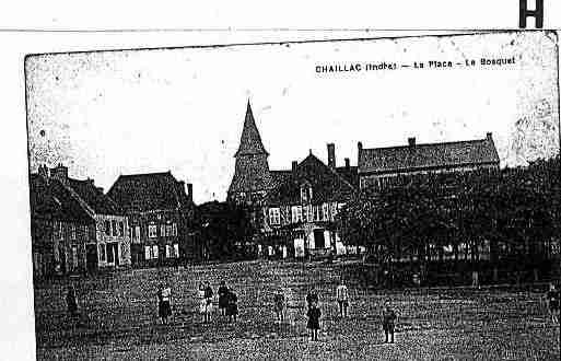 Ville de CHAILLAC Carte postale ancienne