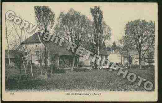 Ville de CHAMBLAY Carte postale ancienne