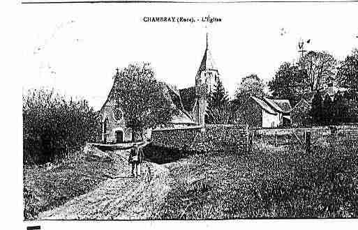 Ville de CHAMBRAY Carte postale ancienne