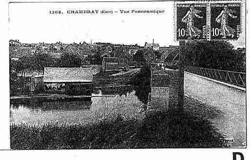 Ville de CHAMBRAY Carte postale ancienne